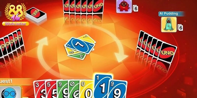 Các lá bài chức năng của uno thường thấy